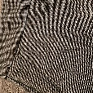 Black and grey tweed pants